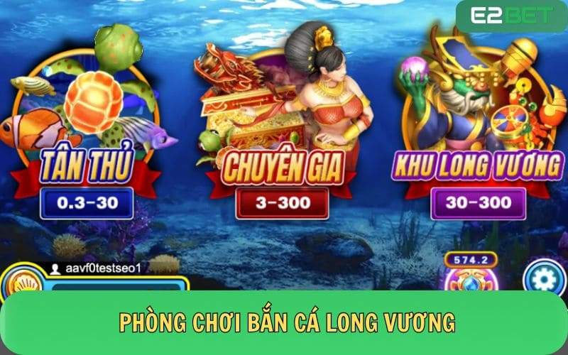 3 Cấp độ săn cá trong game Bắn Cá Long Vương