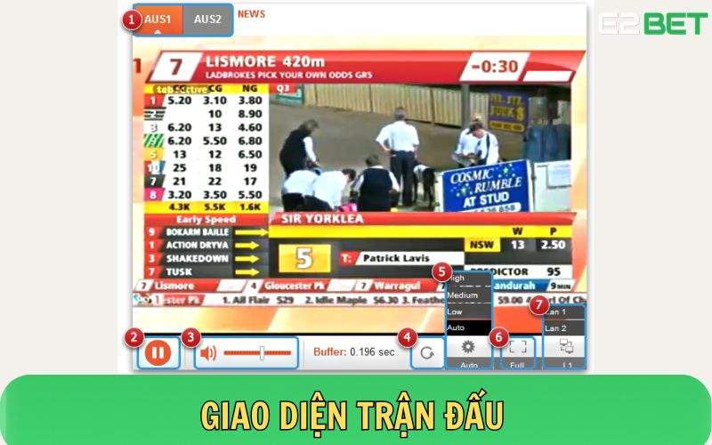Giao diện trực tuyến các trận đua ngựa tại E2BET Giao diện trực tuyến các trận đua ngựa tại E2BET